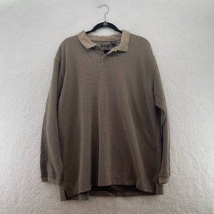 North crest polo long sleeve shirt